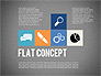 Flat Design Presentation Concept slide 9