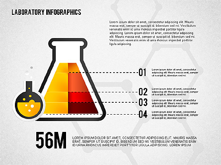 Analytical Laboratory Infographics Presentation Template, Master Slide
