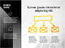 Business Charts and Shapes on Chalkboard slide 16