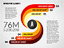 Round and Curved Infographic Elements slide 1