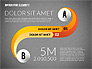 Round and Curved Infographic Elements slide 11