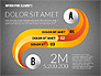 Round and Curved Infographic Elements slide 12