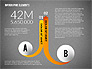 Round and Curved Infographic Elements slide 14