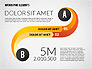 Round and Curved Infographic Elements slide 3