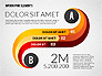 Round and Curved Infographic Elements slide 4