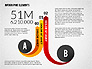 Round and Curved Infographic Elements slide 7