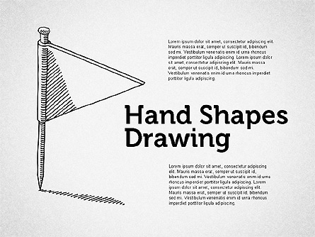 Stickman Hand Drawn Shapes Presentation Template, Master Slide