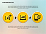 Media Sharing Process with Icons slide 1