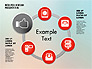 Media Sharing Process with Icons slide 12