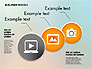 Media Sharing Process with Icons slide 4
