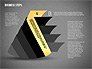 Geometric Shapes with Steps and Icons slide 11