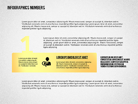 Options With Numbers and Icons Presentation Template, Master Slide