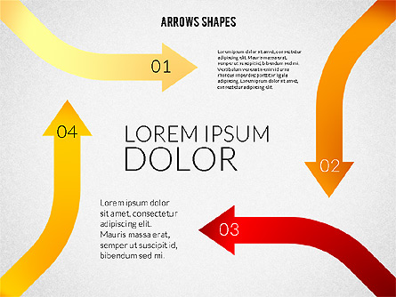 Diagrams with Arrows Presentation Template, Master Slide