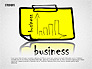 Stickers with Hand Drawn Diagrams slide 1