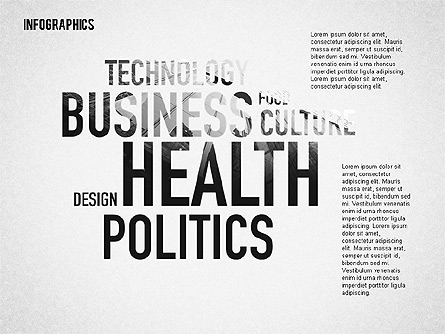 Business Presentation with Infographics Presentation Template, Master Slide