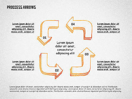 Process Arrows Toolbox Presentation Template, Master Slide
