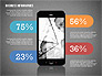 Business Infographics with Smartphone slide 11