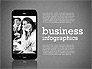 Business Infographics with Smartphone slide 9