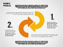 Process Arrows in Flat Design Collection slide 2