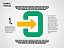 Process Arrows in Flat Design Collection slide 3