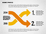 Process Arrows in Flat Design Collection slide 4