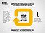 Process Arrows in Flat Design Collection slide 5