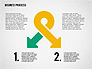 Process Arrows in Flat Design Collection slide 7