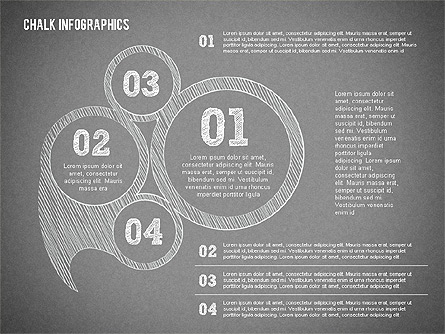 Chalk Infographics Presentation Template, Master Slide