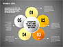 Colored Business Steps Diagram slide 12