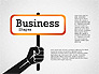 Presentation Template with Business Shapes slide 1