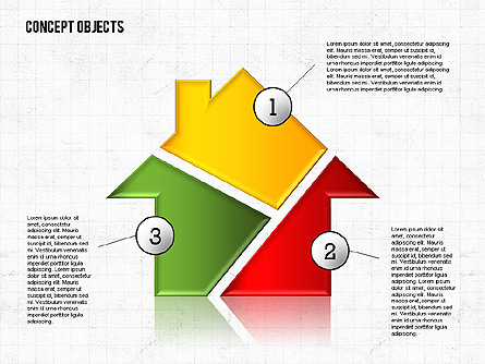 Colored Puzzled Shapes Presentation Template, Master Slide