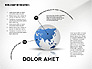World Map and Globe Infographics slide 8