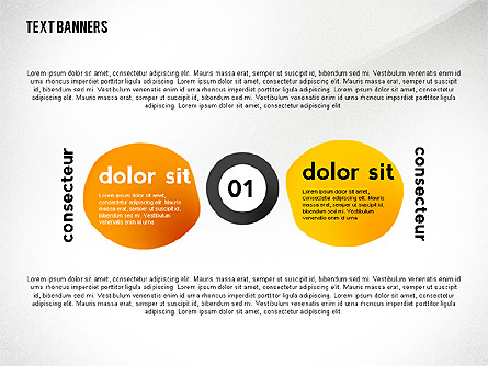 Text Banners Toolbox Presentation Template, Master Slide