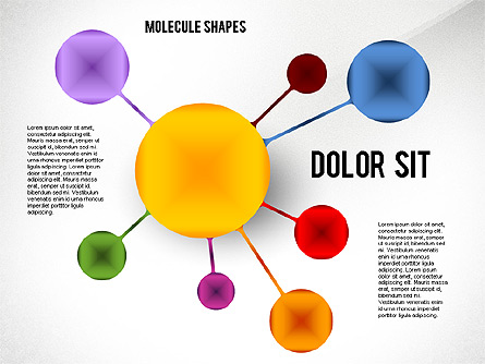 Molecule Shapes Presentation Template, Master Slide