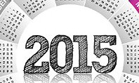 Round Calendar 2015