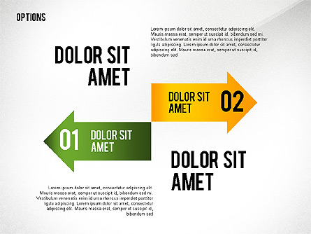 Colored Options Toolbox Presentation Template, Master Slide