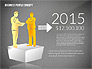 Concept with Business People Silhouettes slide 12
