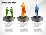 Concept with Business People Silhouettes slide 6