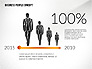 Concept with Business People Silhouettes slide 7