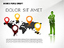 Concept with Business People Silhouettes slide 8