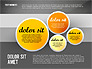 Gray Round Text Banners slide 13