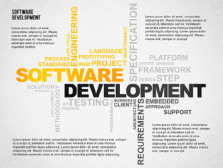 Software Development Presentation Template Presentation Template, Master Slide
