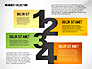Staged Text Boxes with Numbers Toolbox slide 1