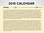 2015 PowerPoint Calendar slide 1