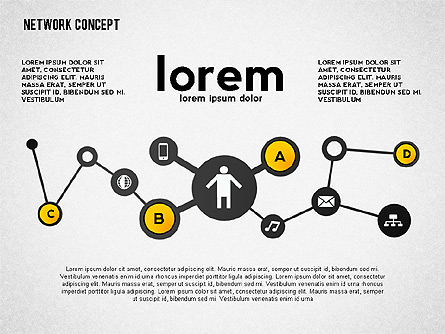 Networking Presentation Template Presentation Template, Master Slide