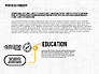 Step by Step Process Presentation Concept slide 1