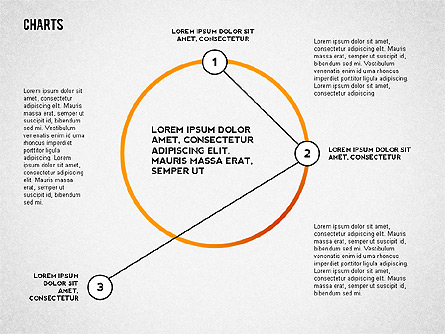 Thin Line Charts Collection Presentation Template, Master Slide