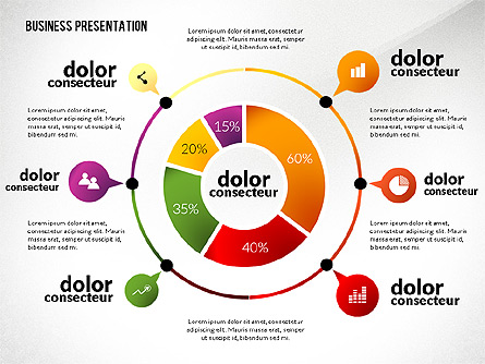 Presentation in Inforgraphics Style Presentation Template, Master Slide