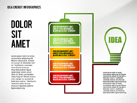 Idea Energy Infographics Presentation Template, Master Slide