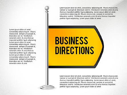 Business Directions Presentation Template, Master Slide